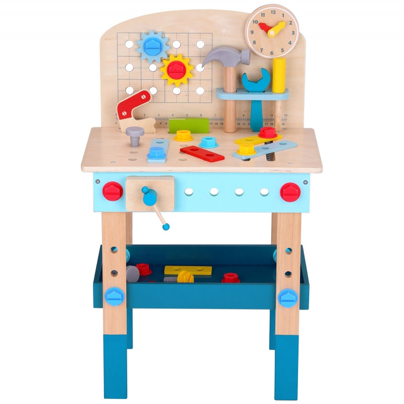 TOOKY TOY Houten DIY Tafel Gereedschap Werkbank
