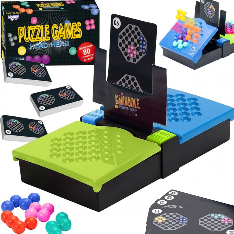 WOOPIE IQ Strategie Spel met 80 uitdagingen voor 2 spelers