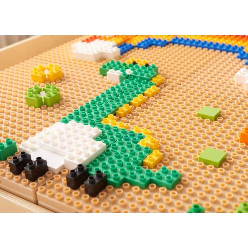 MASTERKIDZ Bouwstenenset 563 stuks met 4 Bouwpanelen