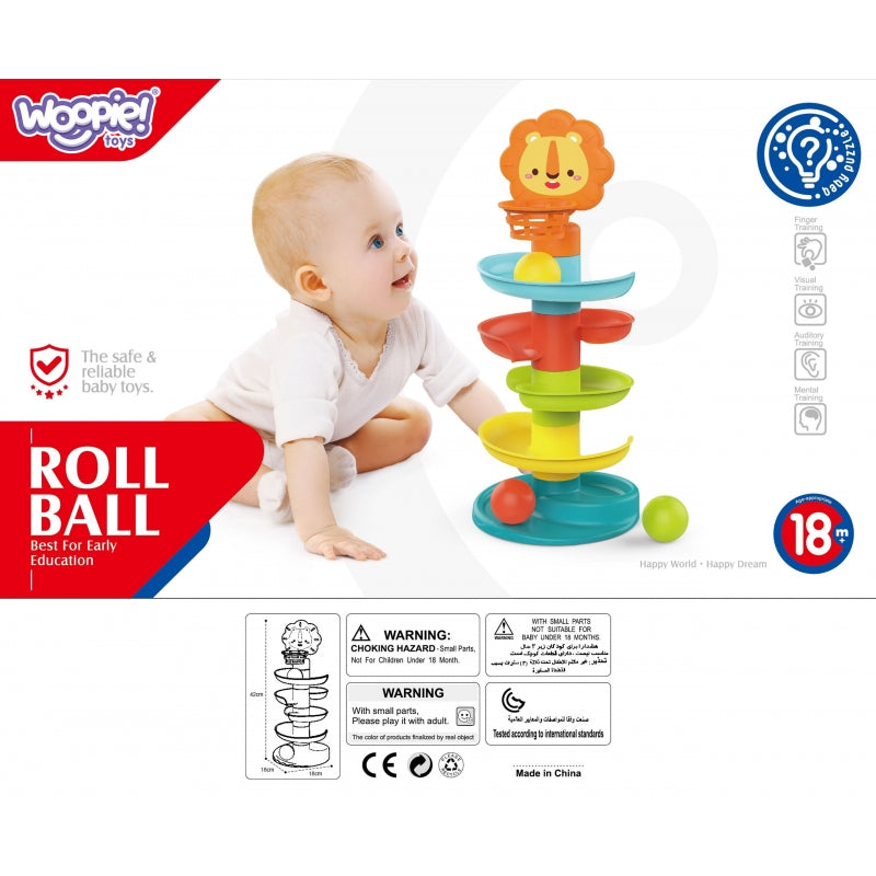 WOOPIE BABY Kogeltoren – Baby Spiraaltoren - Kogelbaan met Ballen