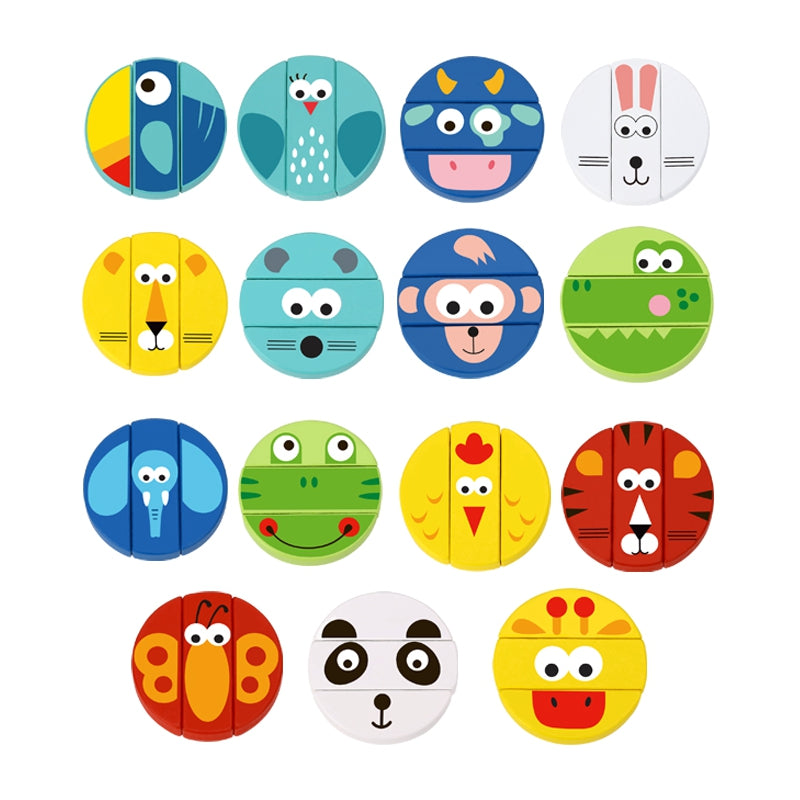 TOOKY TOY Blokken Dieren Behendigheidsspel - FSC-certificaat