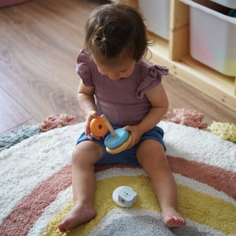 VIGA PolarB Houten Educatieve Piramide toren IJsbeer voor Baby's