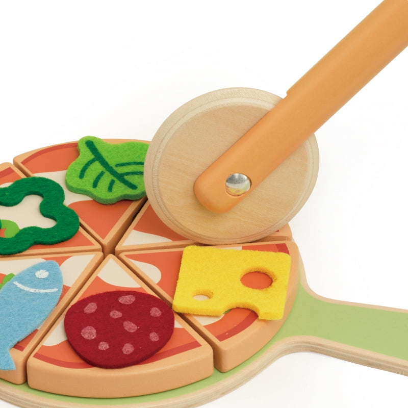 CLASSIC WORLD Houten Speelgoed Pizzaoven - Oven Pizza 3+ FSC