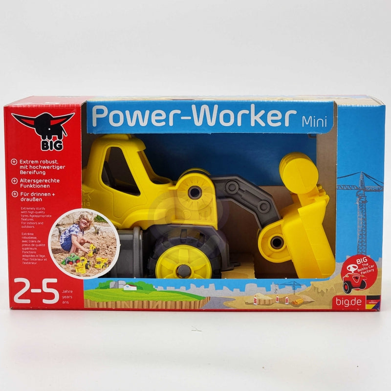 BIG Power Mini Laadwagen, Graafmachine - Zand Speelgoed