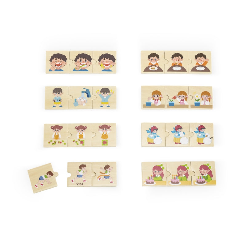 VIGA Houten Memorie Puzzel