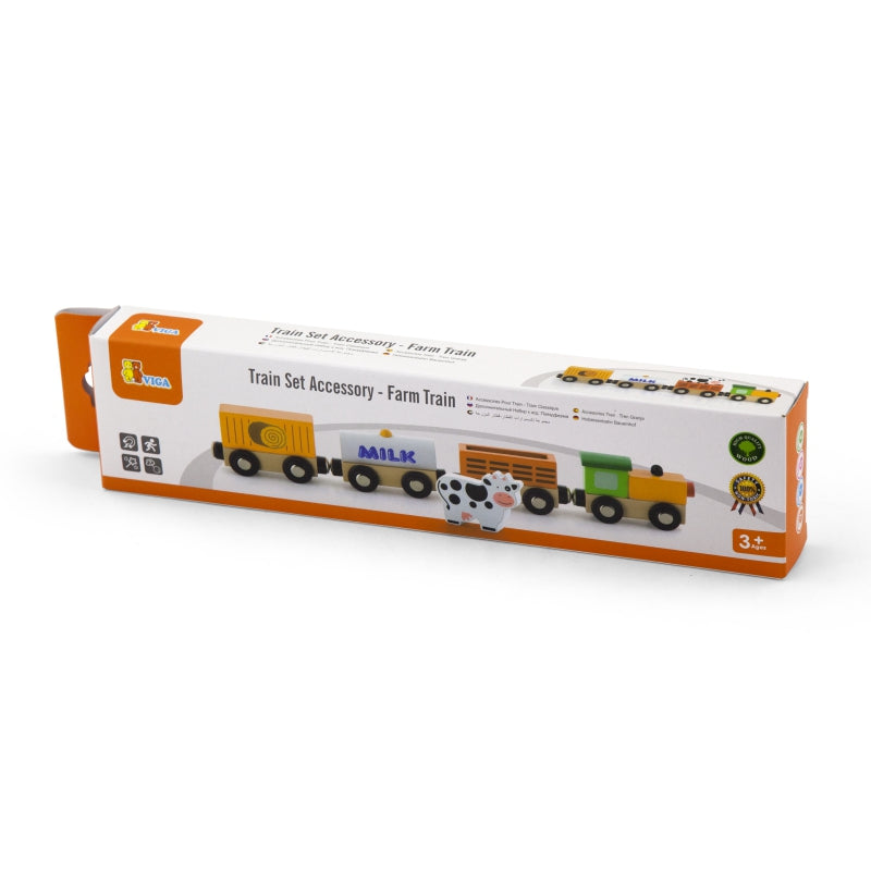 VIGA landbouwtrein + accessoires voor de trein