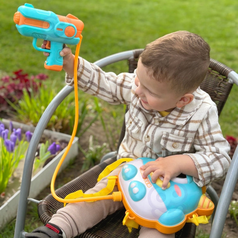 WOOPIE Waterpistool met Rugzak in de vorm van UFO MONSTER Inhoud 2,1 liter