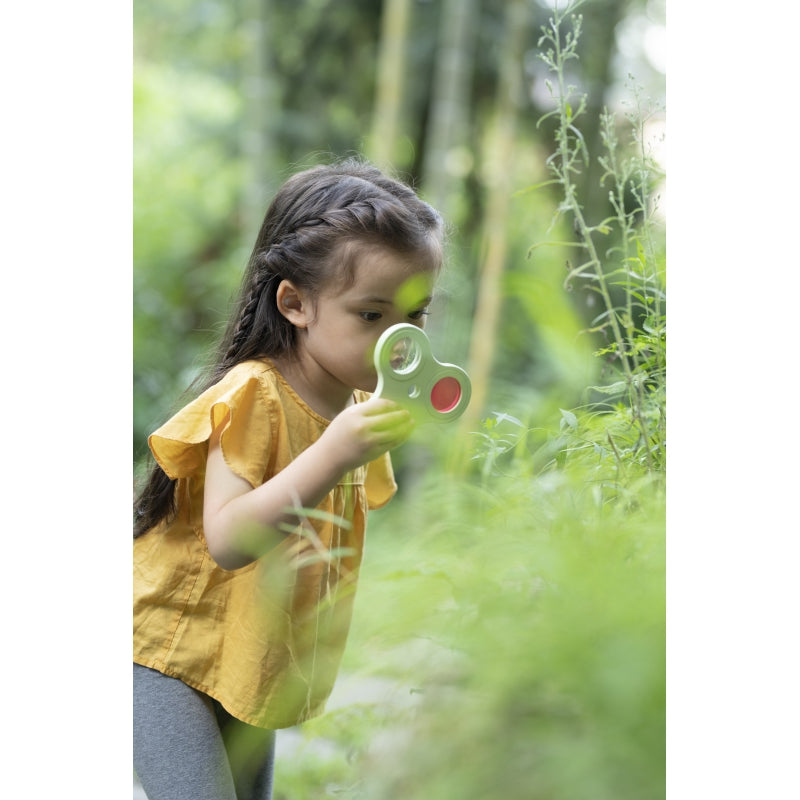 CLASSIC WORLD Microscoop 2-in-1 vergrootglas voor kinderen die de natuurlijke wereld verkennen