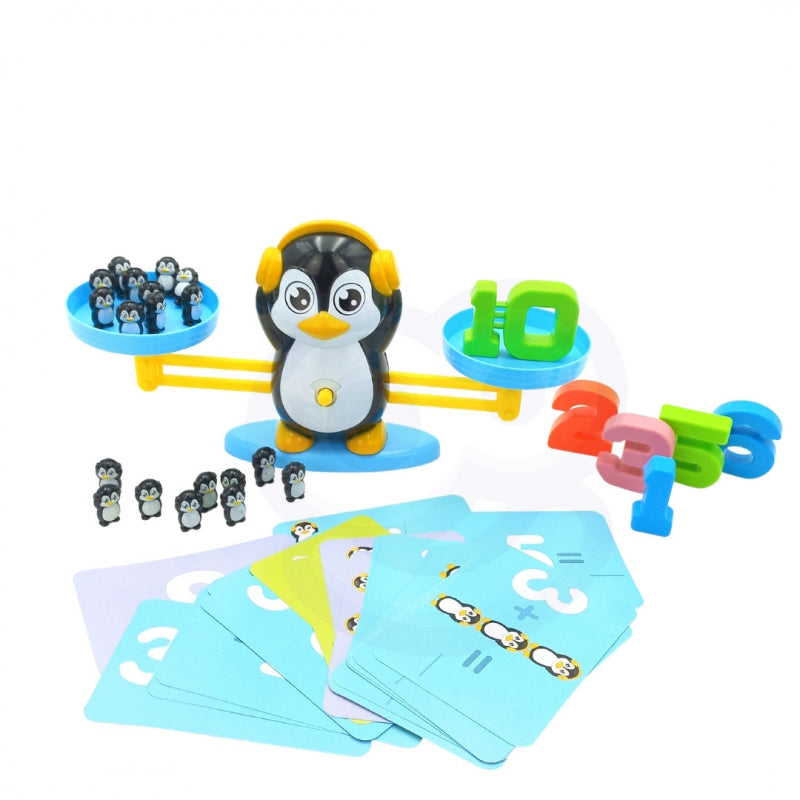WOOPIE Speelgoed Weegschaal Pinguïn - Balanceer Schaal - Leer Rekenen