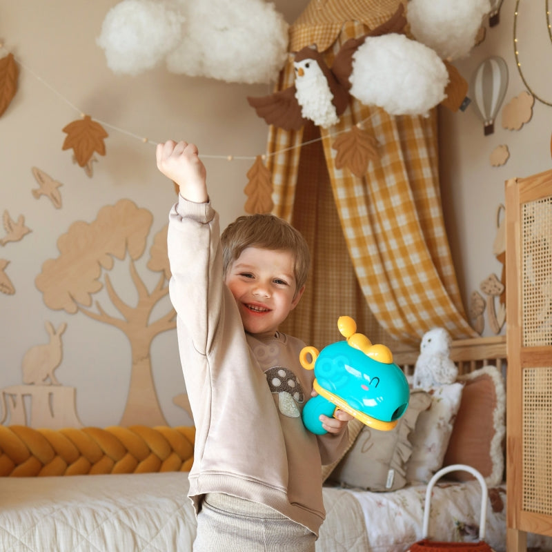 WOOPIE Dartspel met thema Dinosaurussen inclusief Pistool, Klittenband Ballen, Doel en Puntenscore