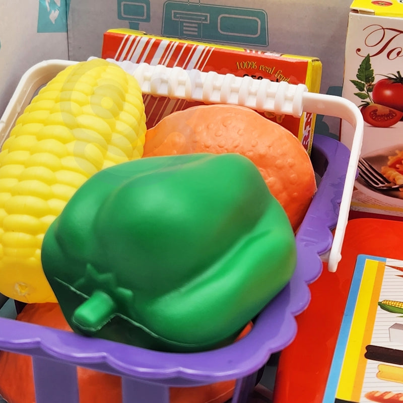WOOPIE Speelgoed Kassa met Rekenmachine en Accessoires