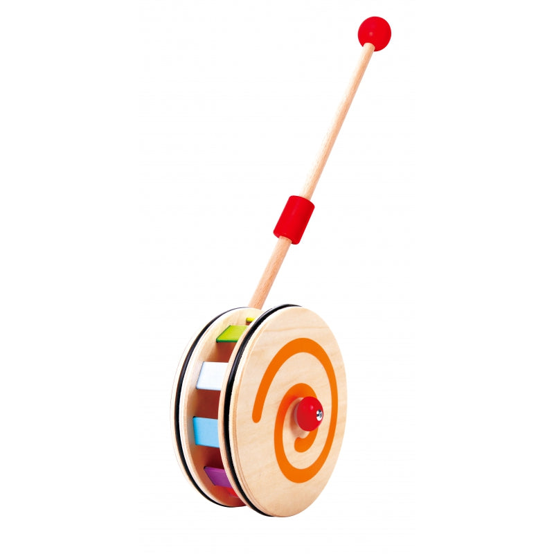 CLASSIC WORLD Kleurrijke regenboog houten duwer