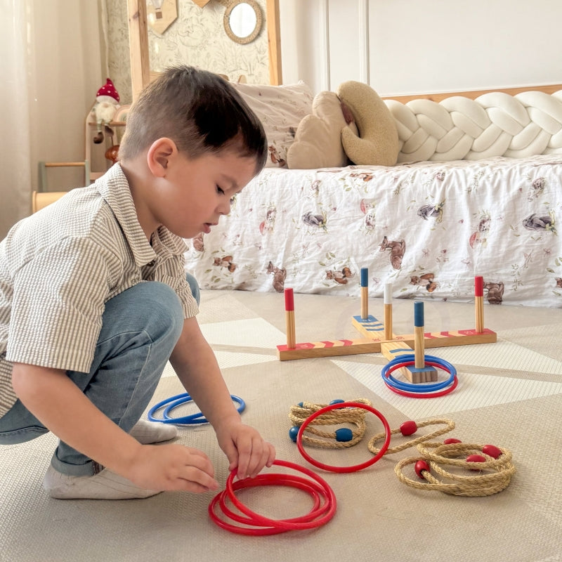 TOOKY TOY Houten Ring werpen spel