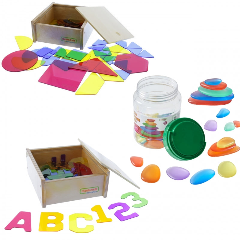 MASTERKIDZ LED Sensorische Box Paneel + Accessoiresset