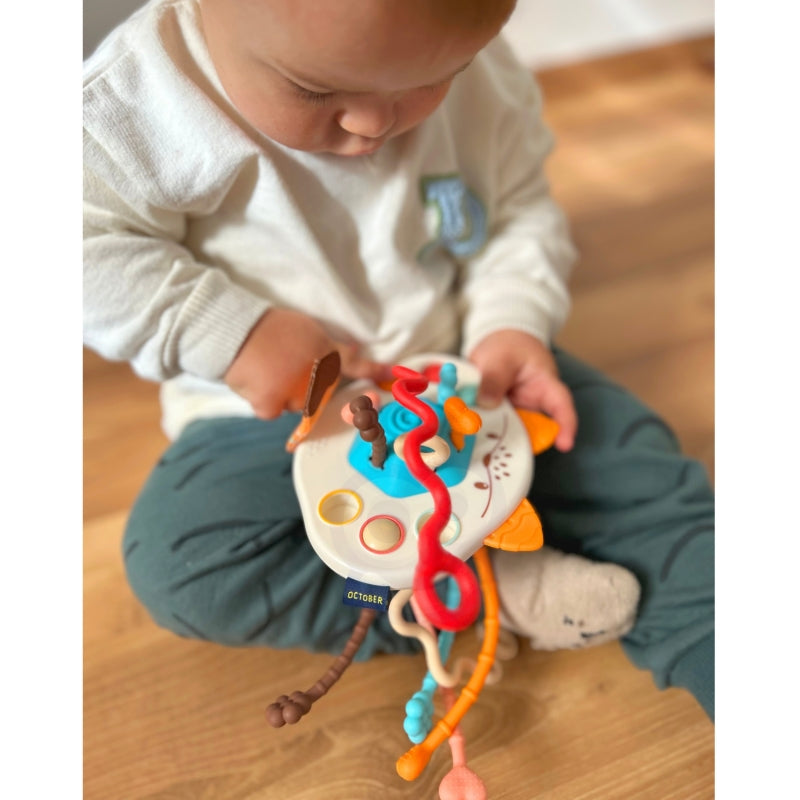 WOOPIE Bijtring, Rammelaar & Multifunctionele Vos voor Baby's