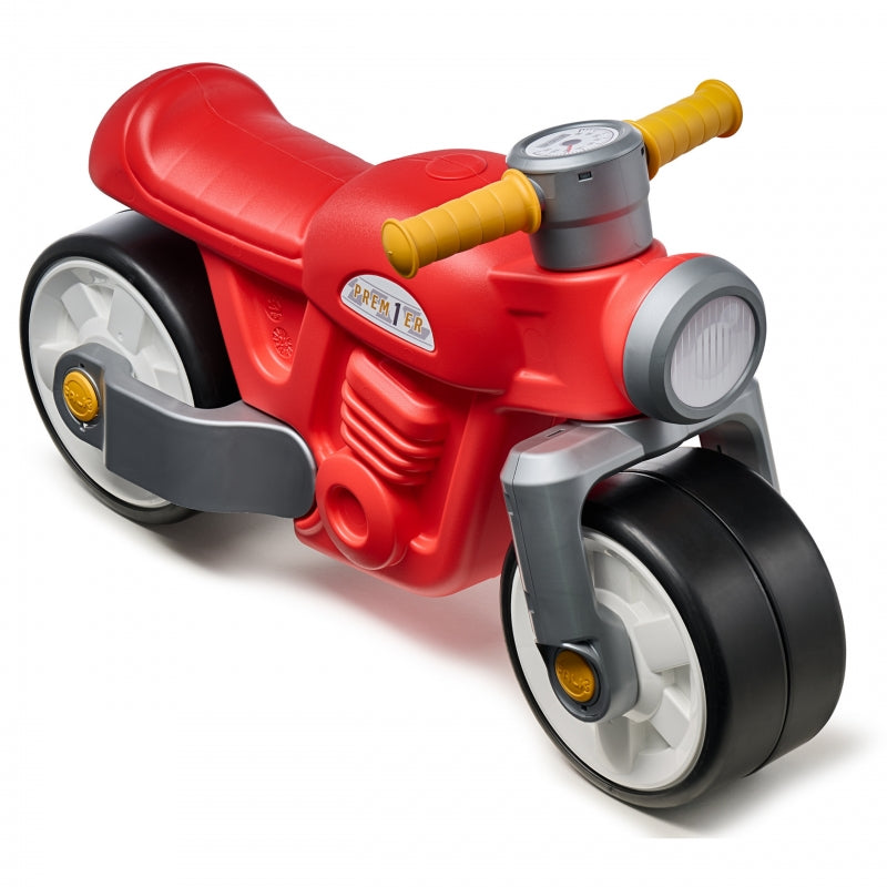 FALK Jeździk Biegowy Ciche Koła Motor Prem1er Retro Czerwony 1+