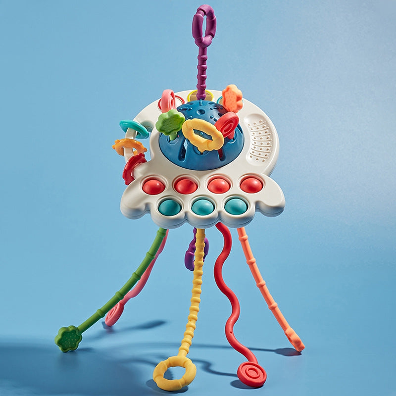 WOOPIE BABY Bijtring en Sensorisch Speelgoed - Multifunctionele Bijtring 0+ - Montessori speelgoed