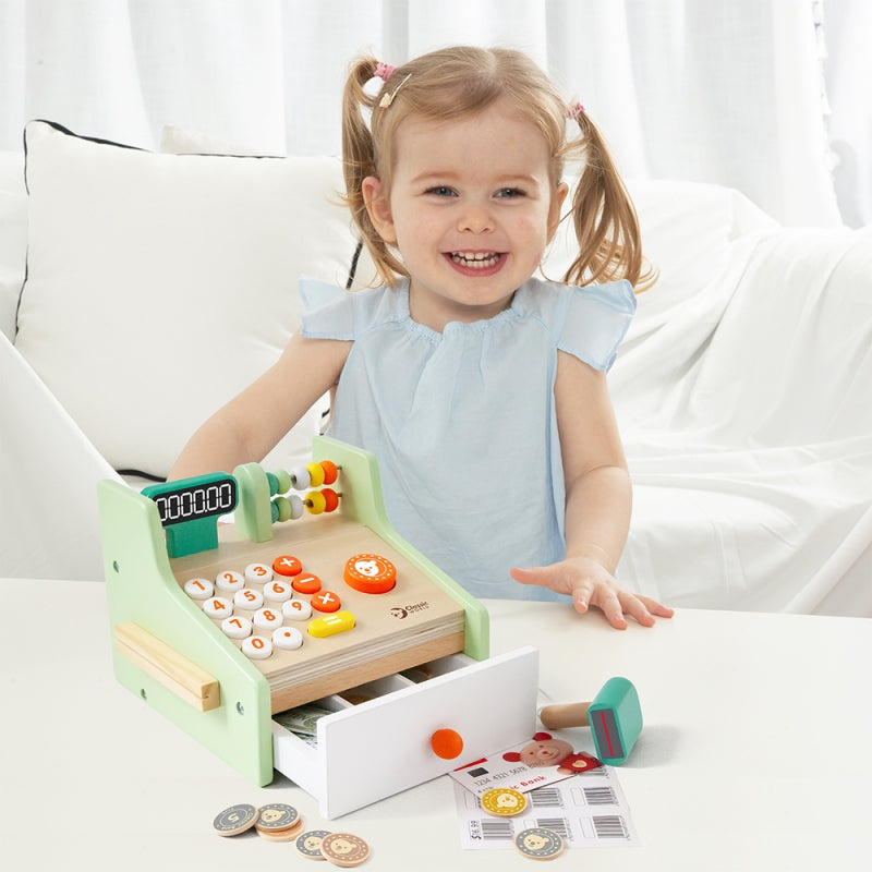 CLASSIC WORLD Houten Speelgoed Kassa voor Kinderen