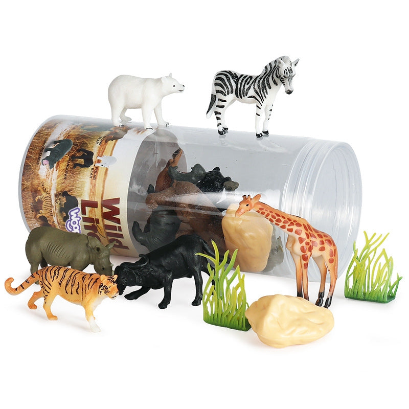 WOOPIE Wilde Dierenfiguren Set 16 stuks