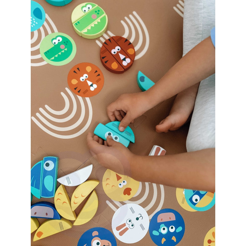 TOOKY TOY Blokken Dieren Behendigheidsspel - FSC-certificaat