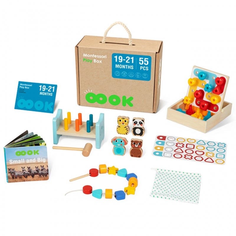 TOOKY TOY speelgoed Box voor 19 - 21 Maanden - XXL