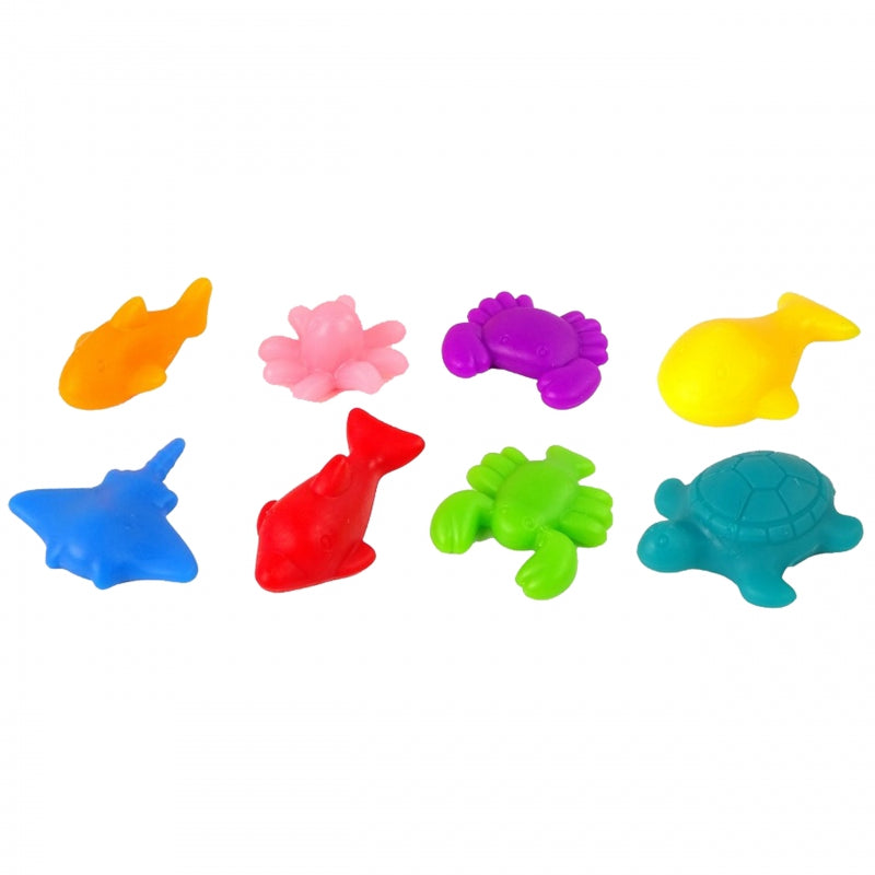WOOPIE Leer kleuren, tellen en Engels, Zee-thema 111 stuks - Educatief Montessori speelgoed