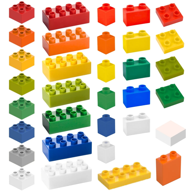 MASTERKIDZ Bouwstenenset 563 stuks met 4 Bouwpanelen