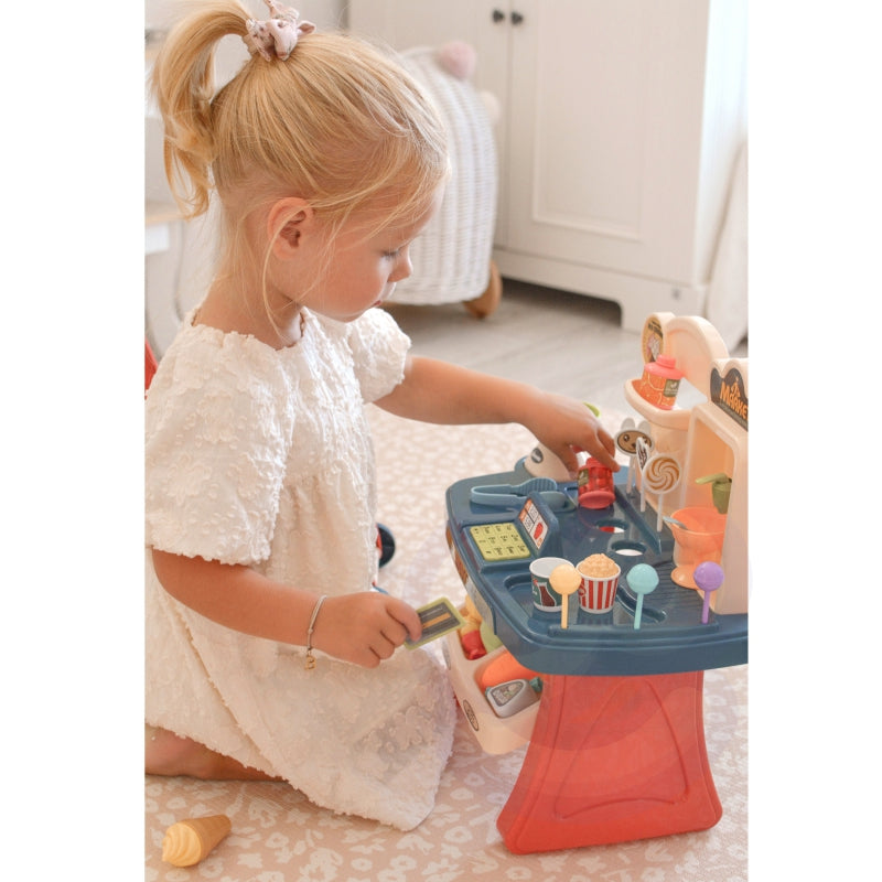 WOOPIE Speelgoed Supermarkt Winkelwagen inclusief 40 Accessoires