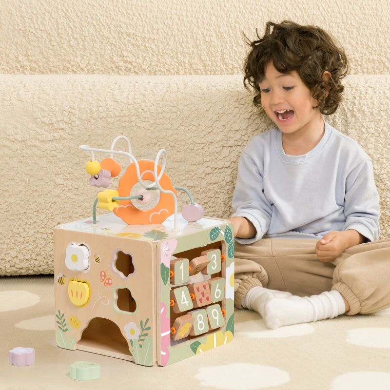 CLASSIC WORLD Houten sensorische educatieve activiteitendoos