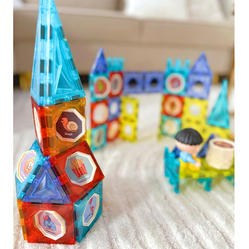 WOOPIE Magnetische Bouwblokken Kasteel 98 stuks