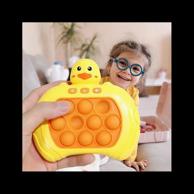 WOOPIE Electrische Fidget POP IT spel, Interactief, Antistress & Behendigheid eend