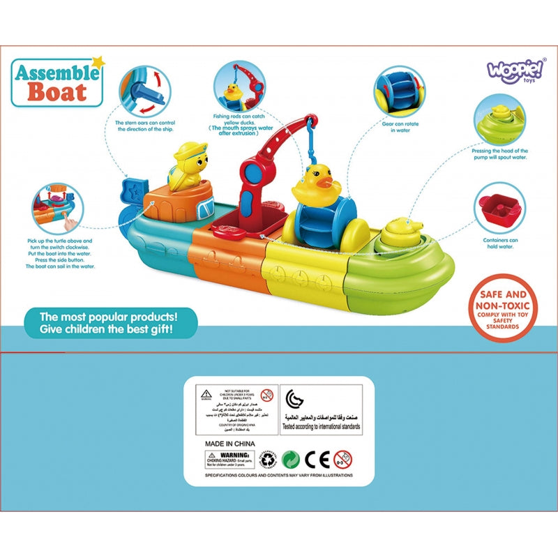 WOOPIE Waterspeelgoed voor Baby's in bad: Schip