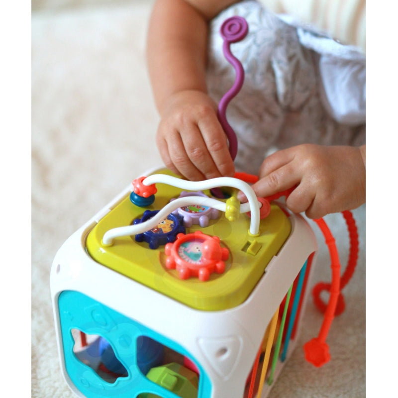 Woopie sensorische educatieve activiteitenkubus voor Baby's
