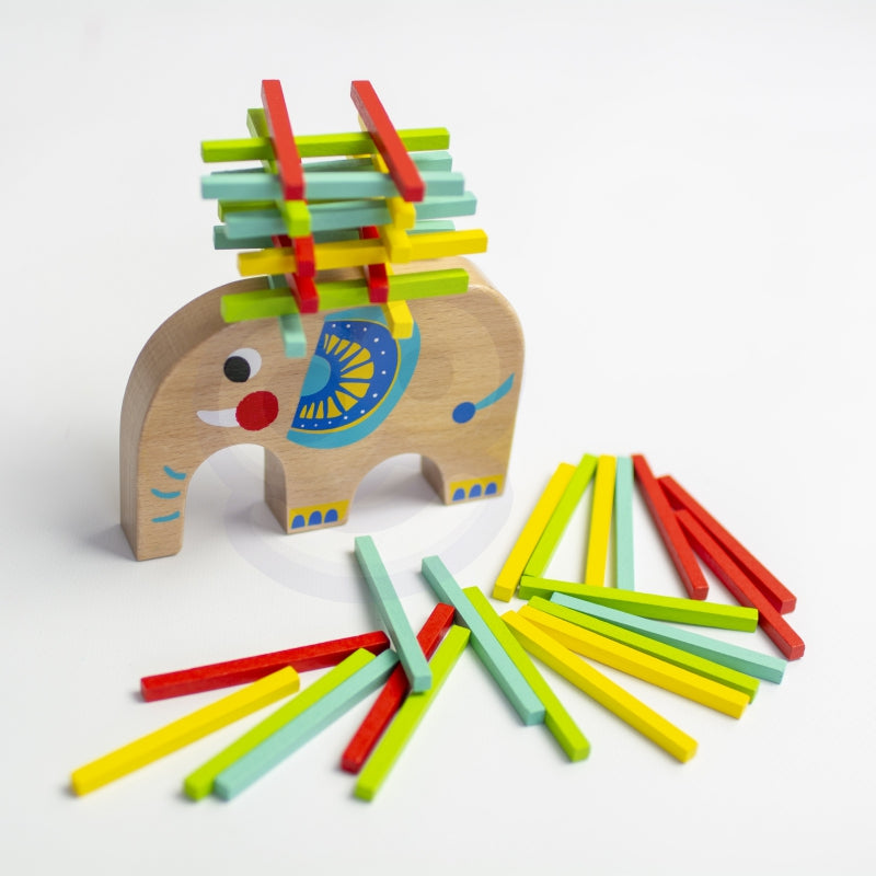 TOOKY TOY Mikado Draaiende olifant spel - 46 stuks