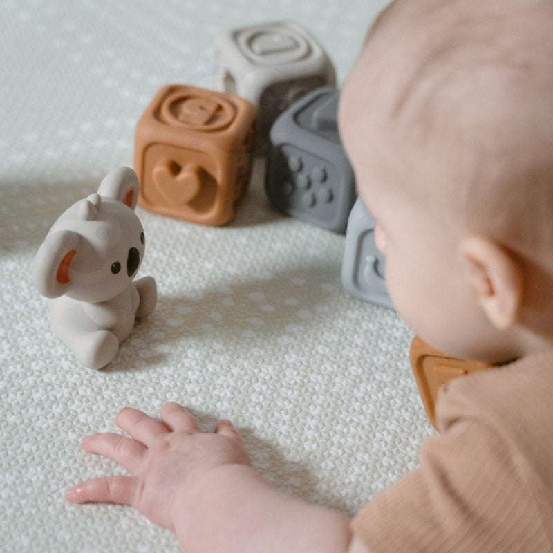 WOOPIE Educatief Setje Pyramide Sensorische Blokken Bijtspeeltje voor Baby's
