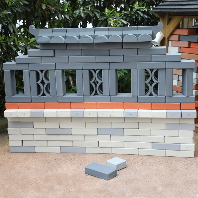 CLASSIC WORLD Mega Bouwstenen - EVA Bricks - Zacht voor de Bouw - 90 stuks