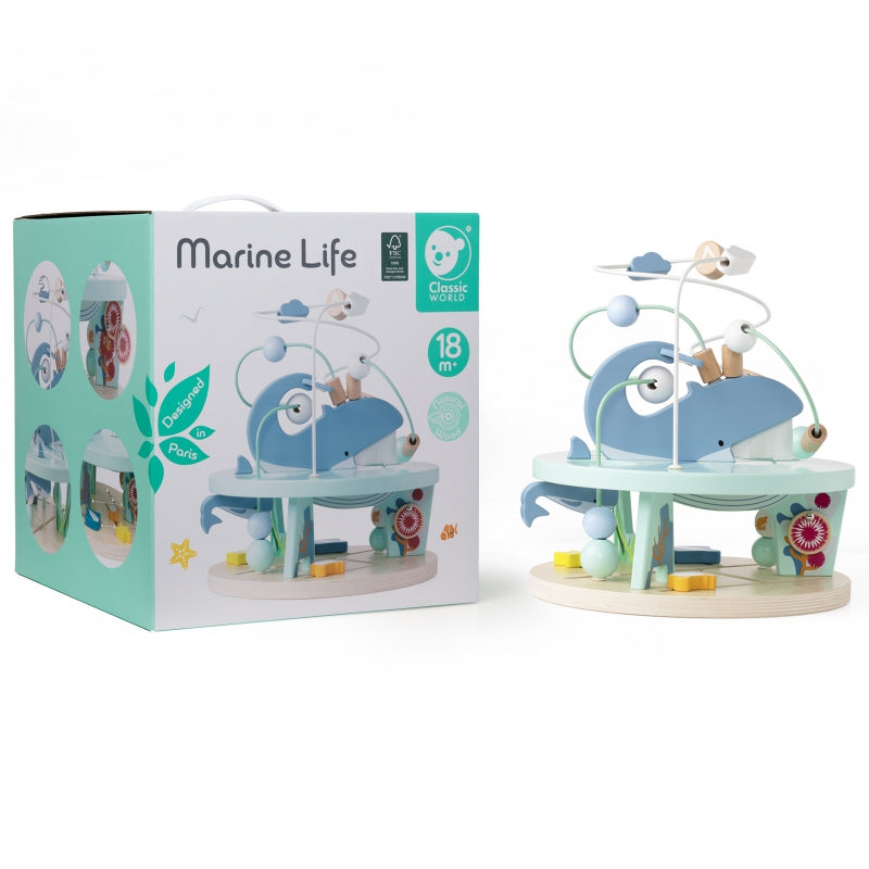 CLASSIC WORLD Houten Educatief Zeeleven Speelbord