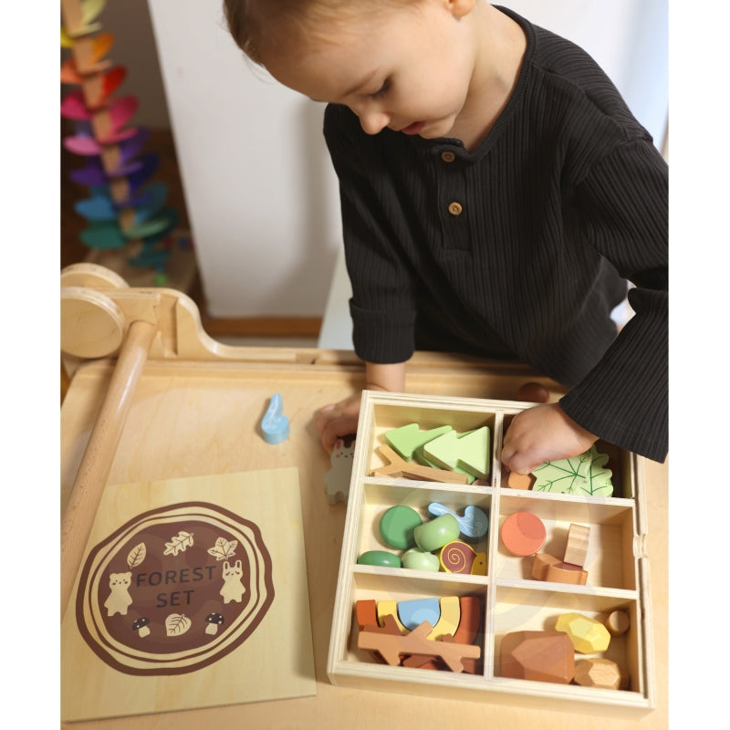 TOOKY TOY Natuur set Stapelblokken puzzel