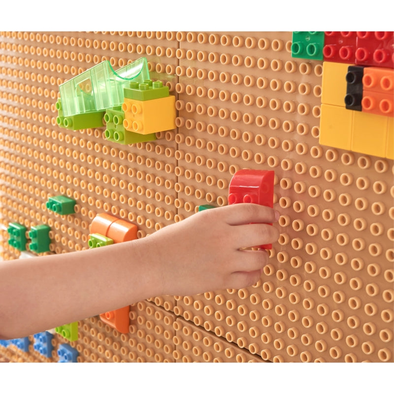 MASTERKIDZ Bouwstenenset 563 stuks met 4 Bouwpanelen