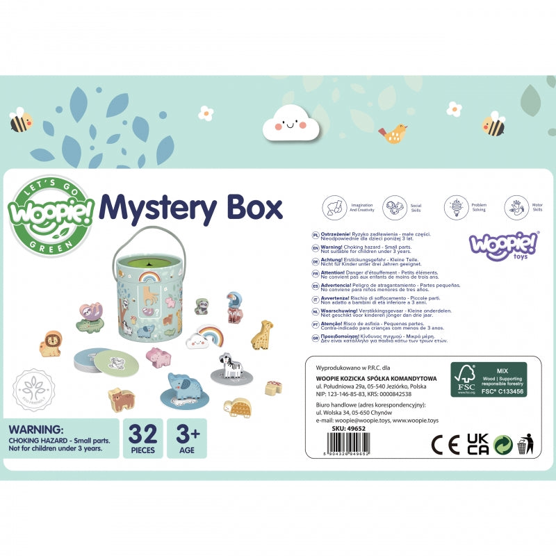 WOOPIE GREEN Mysterieus grabbelton voor kinderen – Voel en puzzel