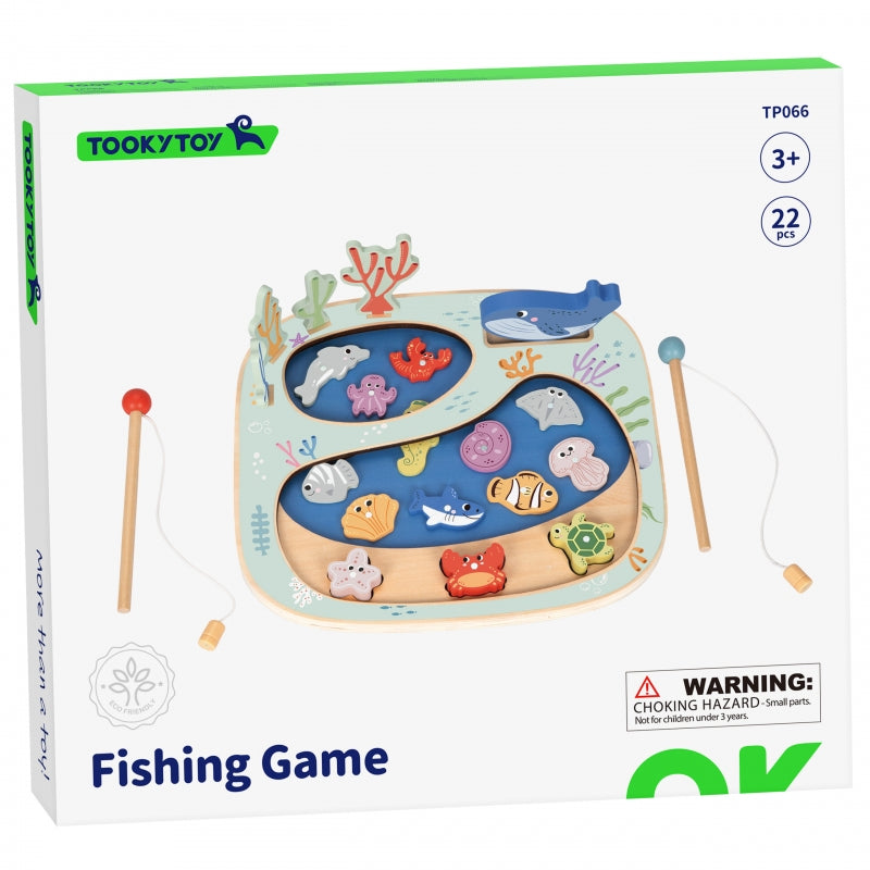 TOOKY TOY Vang de Vis Behendigheidsspel Montessori Puzzel