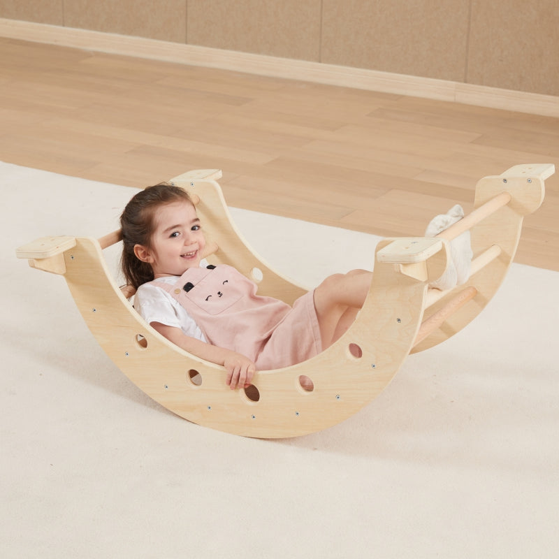 VIGA Houten Schommel, trap, Wipplank Montessori