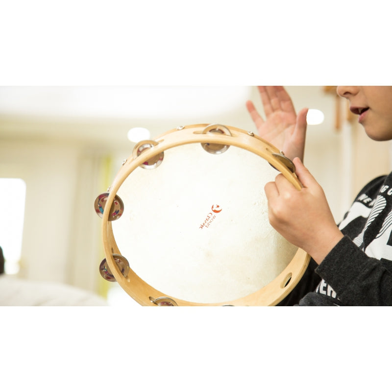 CLASSIC WORLD Tamboerijn Muziekinstrument - 25 cm