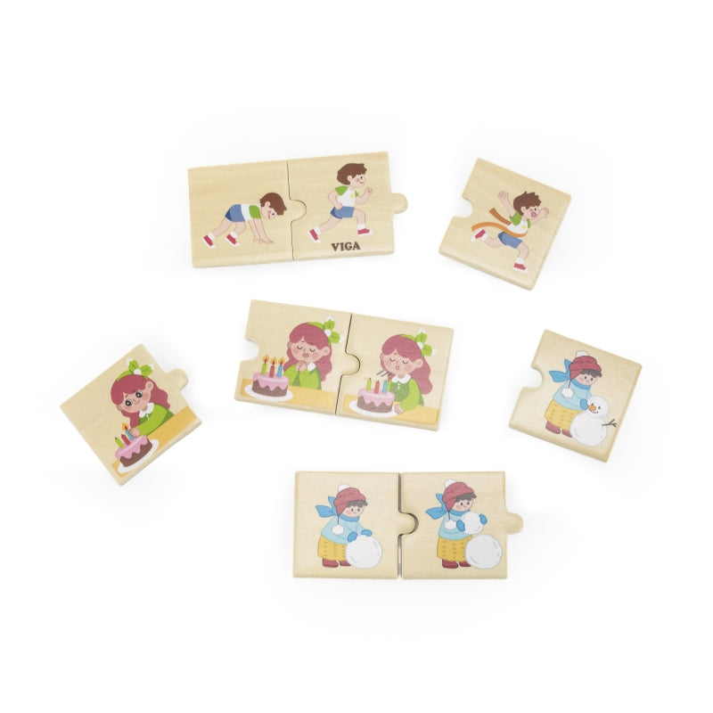 VIGA Houten Memorie Puzzel