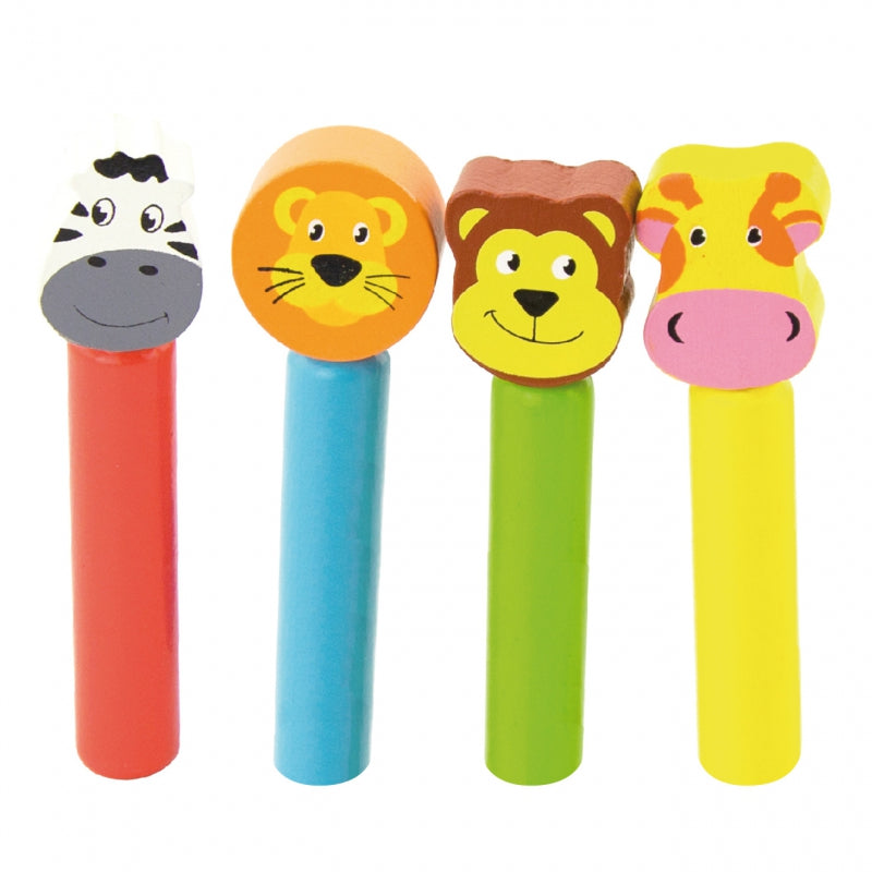 VIGA Houten Springende Dieren spel - Ark van Noach