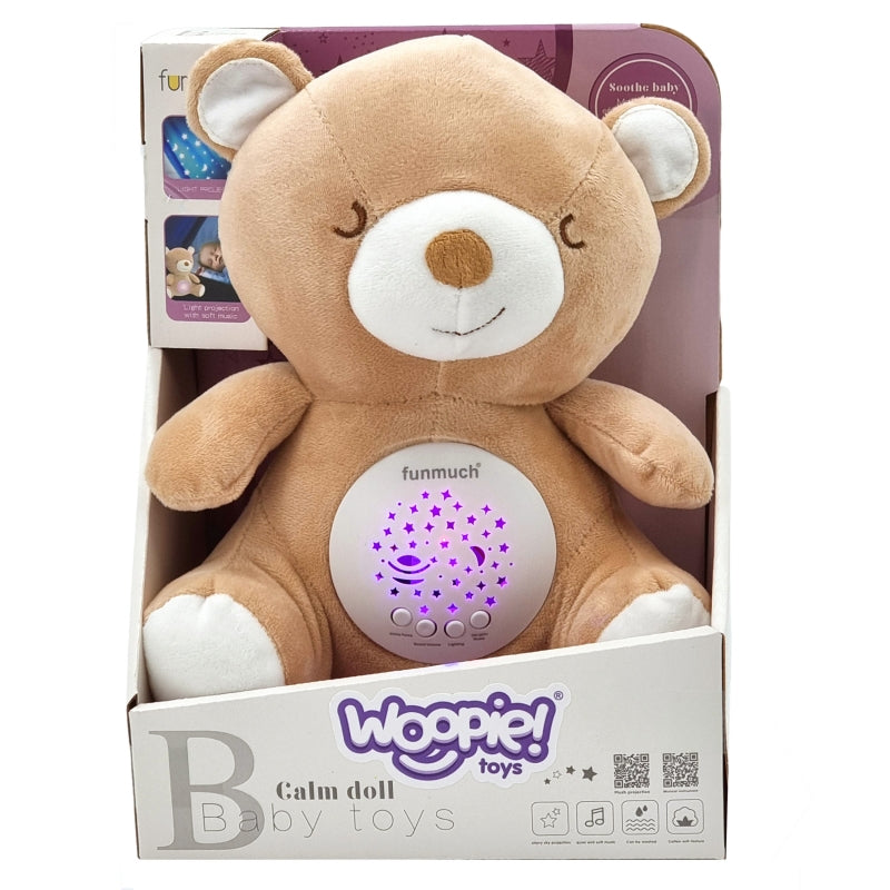 WOOPIE BABY Knuffel Beer met Slaaphelper en Projector