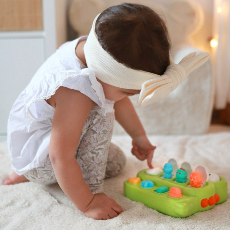 WOOPIE BABY Educatief Speelgoed Springende Dino’s - POP-UP