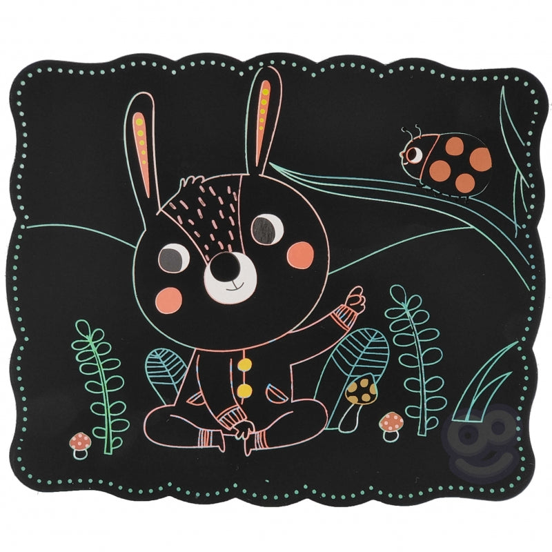 WOOPIE ART&FUN Krasschilderijen voor Kinderen 7 stuks