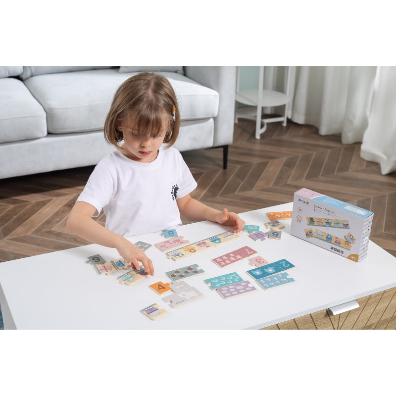VIGA PolarB Houten Cijferpuzzel Montessori