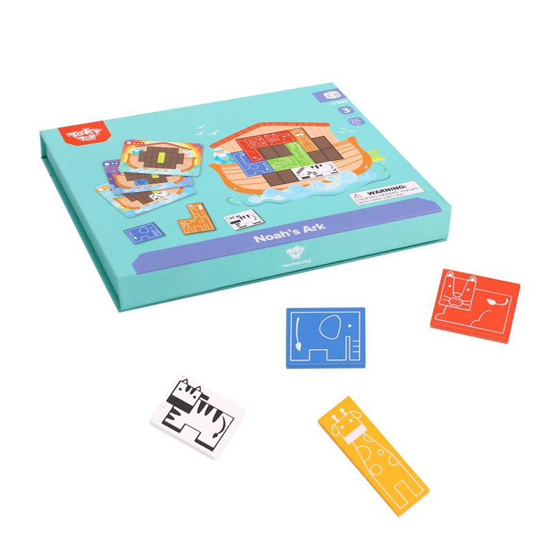 TOOKY TOY Magnetische Tetris Ark van Noach puzzel 26 stuks